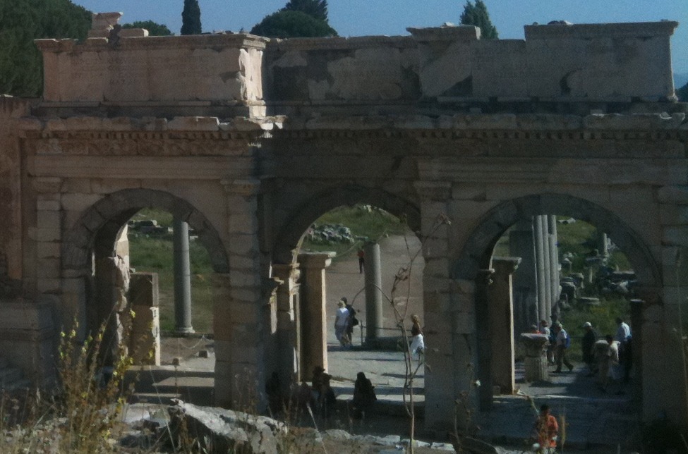 The "Gate of Augustus" in Ephesus, Turkey