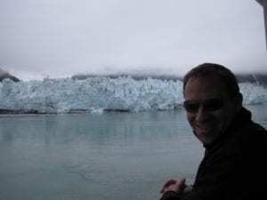 Here's a picture of Shawn enjoying Glacier Bay National Park