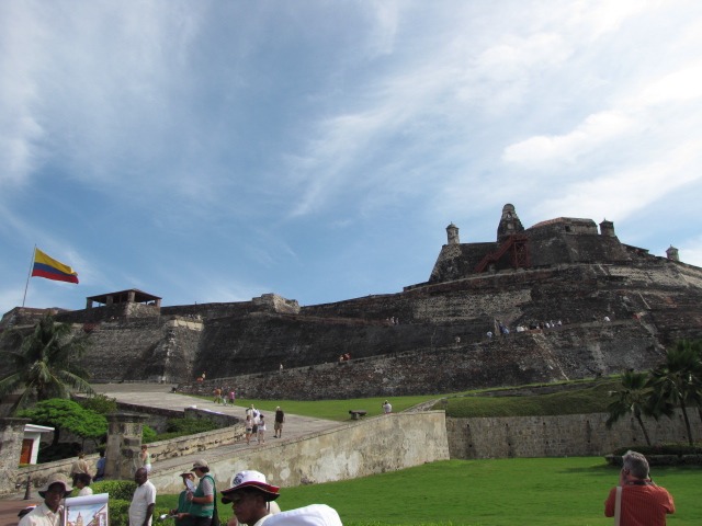 The "Castillo San Felipe de Barajas" Fort in Cartagena, Colombia