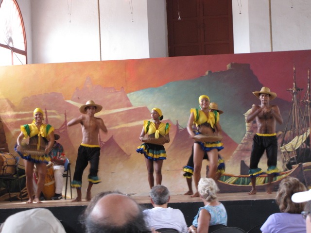 Local dancers in Cartagena, Colombia