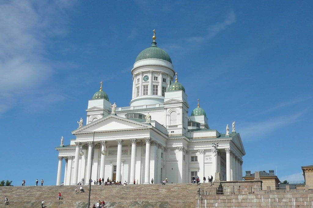 A picture of the Helsinki Cathedral