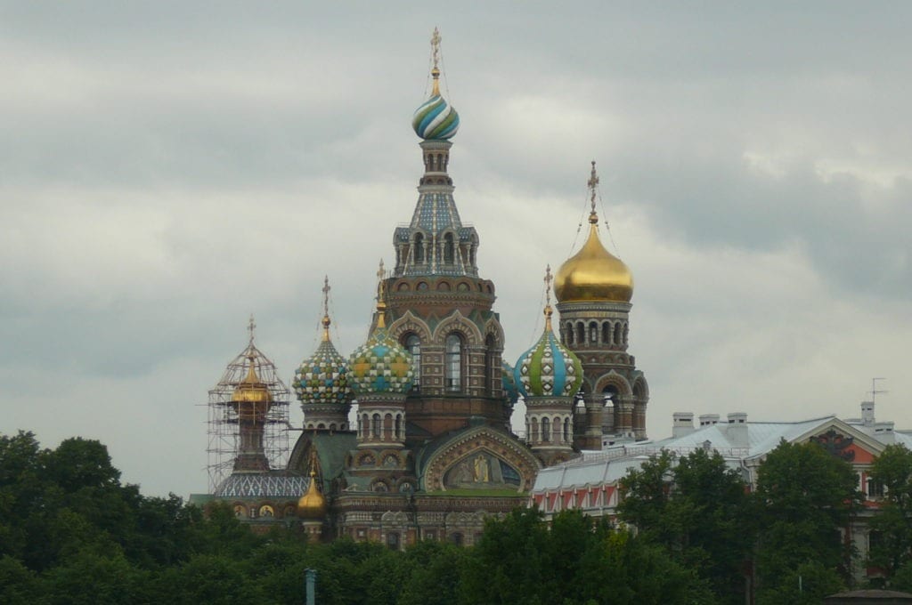 Church on Spilt Blood in Saint Petersburg, Russia