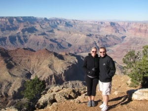 Nancy & Shawn Power at the Grand Canyon