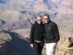 Nancy & Shawn Power at the Grand Canyon