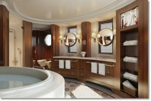What a bathroom should look like on Luxury ships!