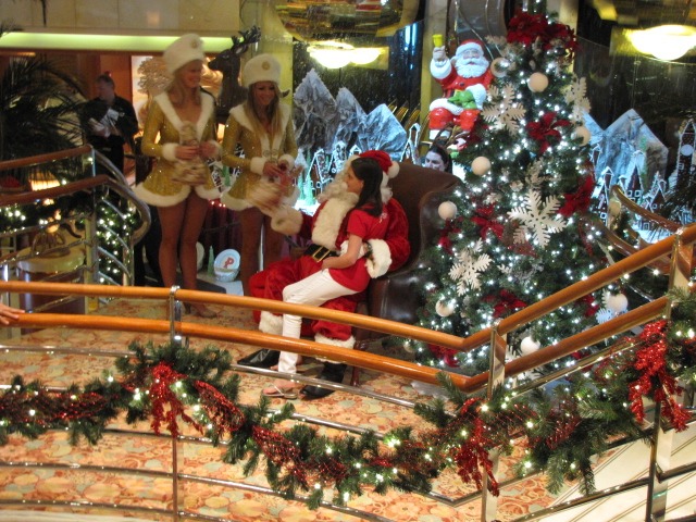 Santa On A Cruise Ship