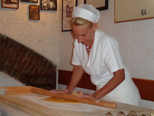 Pasta Making Demonstration in Bologna, Italy