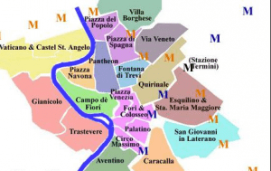 map of Rome