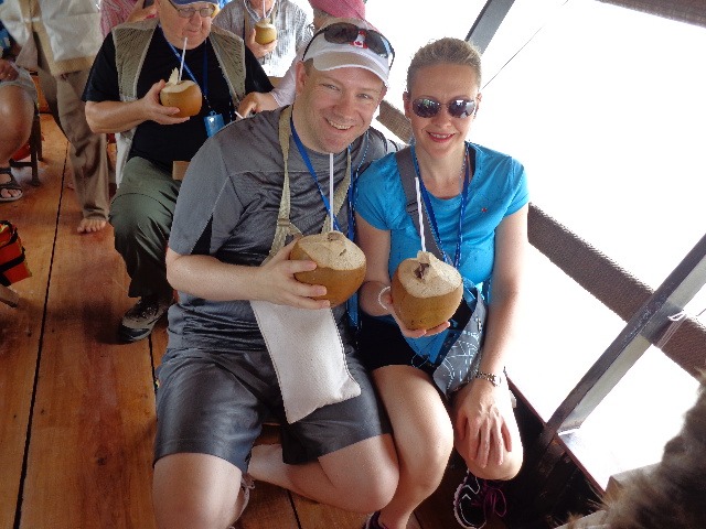 Nancy & Shawn Power on their Uniworld Mekong River Cruise in Vietnam & Cambodia