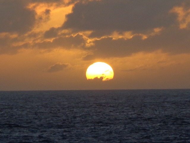 Sunset on Azamara Club Cruises Quest