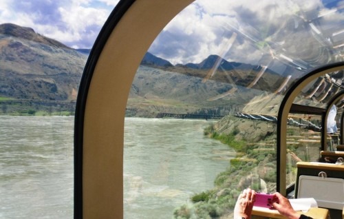 Scenery while onboard the Rocky Mountaineer