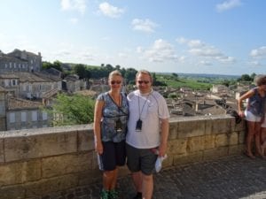 The town of St. Emilion on a river cruise tour