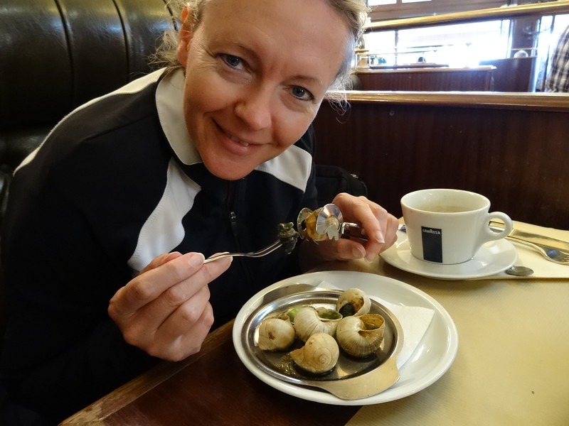 beaune france lunch with escargot