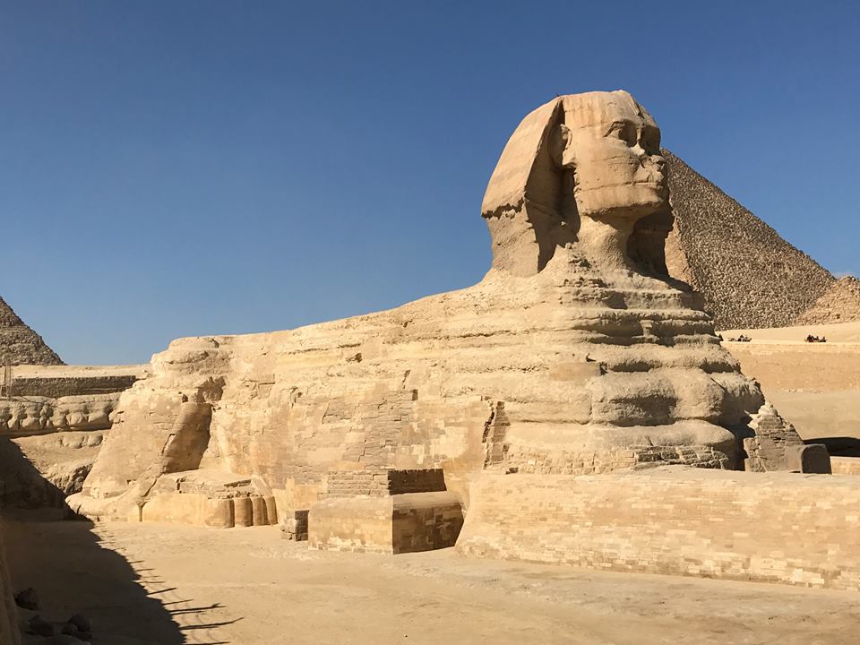 Great Sphinx on a uniworld river cruise