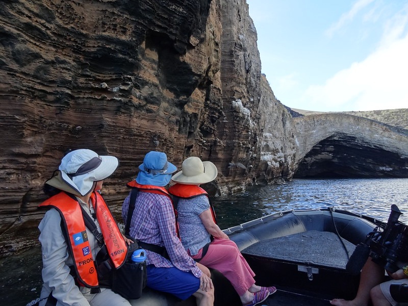 Galapagos zodiac ride with Lindblad expeditions