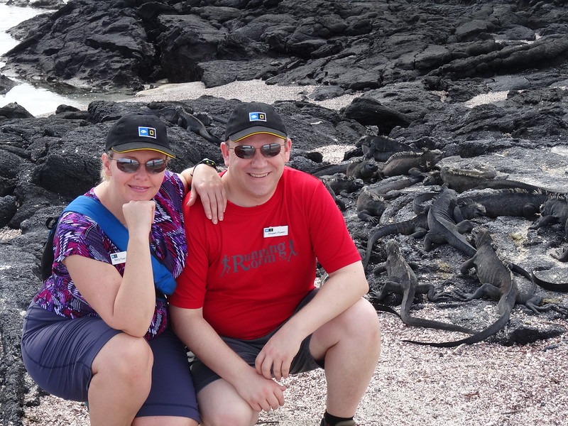 Nancy & Shawn Power in the Galapagos Islands Cruise