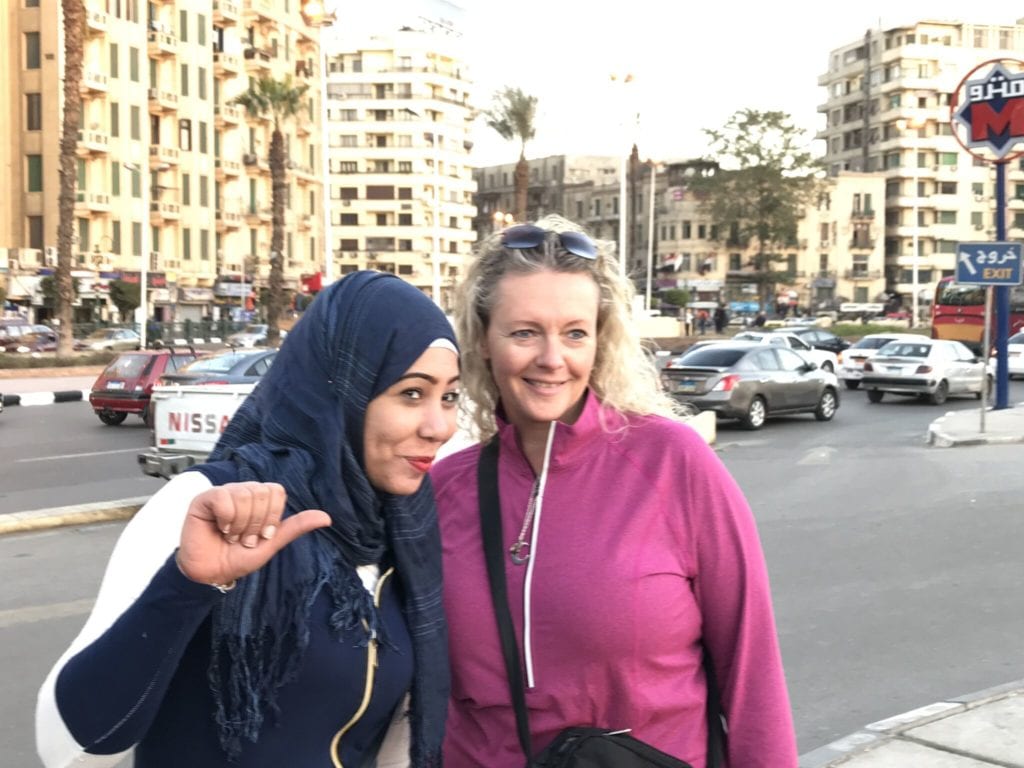 Friendly Egyptian people in Egypt