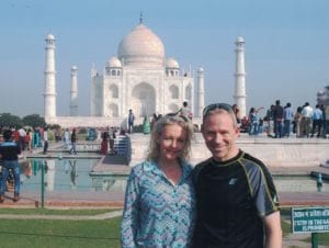 Nancy & Shawn Power at the Taj Mahal