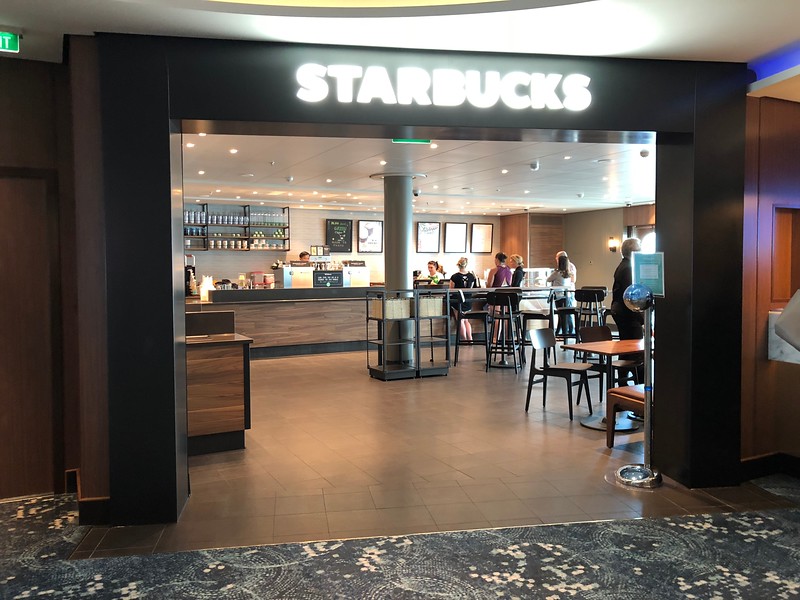 Starbucks onboard Norwegian Bliss review
