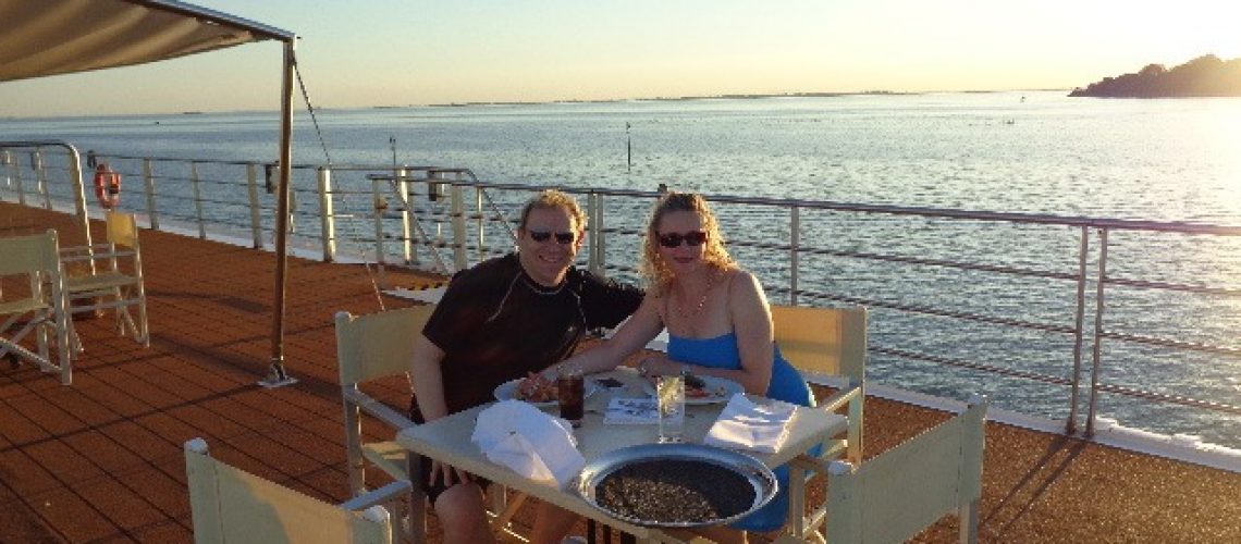 Nancy & Shawn Power sailing the Venice Lagoon