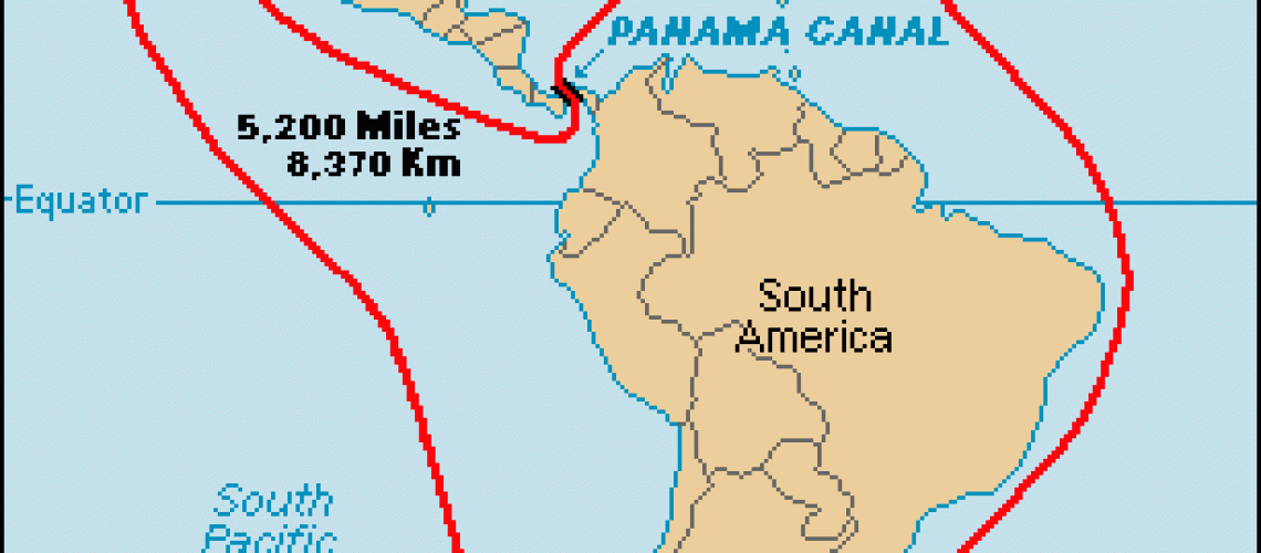 Panama Canal Route vs Cape Horn Route